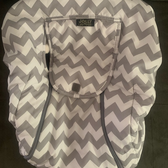 Jolly Jumper Sneak-A-Peek Car Seat Cover - Picture 2 of 4